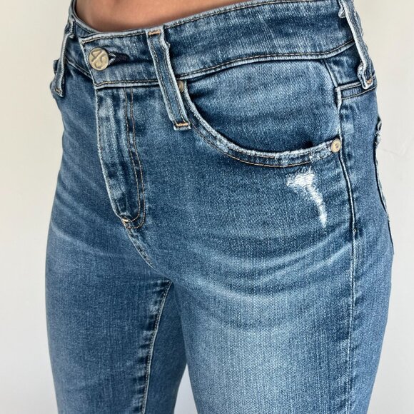 AG-ed Denim | Dark Wash | Skinny | 24" - Picture 2 of 4